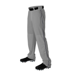 Grey Baseball Pants W/Navy Piping (Adult/Youth)
